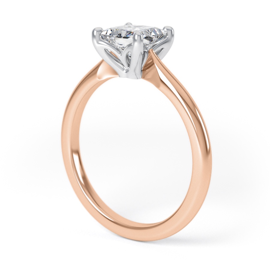 Princess_Cut_Knife_Edge_Engagement_Rose_Gold_Ring_Photo (2)